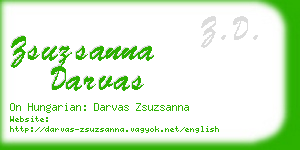 zsuzsanna darvas business card